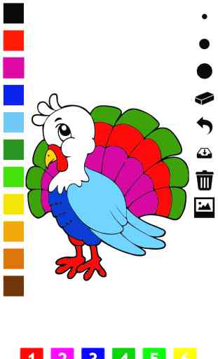 Thanksgiving Coloring Book : Libro para colorear del Día de Acción de Gracias para los niños 1