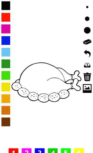 Thanksgiving Coloring Book : Libro para colorear del Día de Acción de Gracias para los niños 2