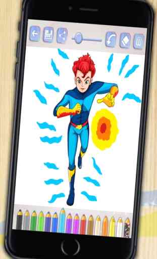 Juegos de super héroes para pintar – Libro para colorear superhéroes 4