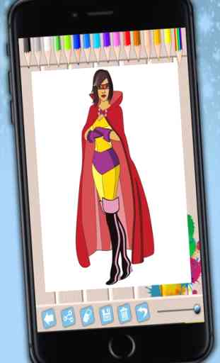 Libro de colorear superhéroes  - Dibujos de héroes para pintar 1