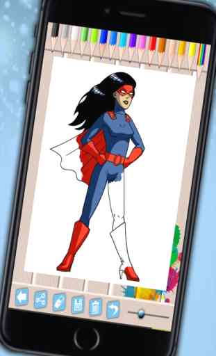 Libro de colorear superhéroes  - Dibujos de héroes para pintar 2
