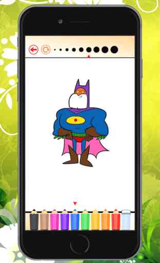 superhéroe Libro de colorear HD: Pintar para niños 3