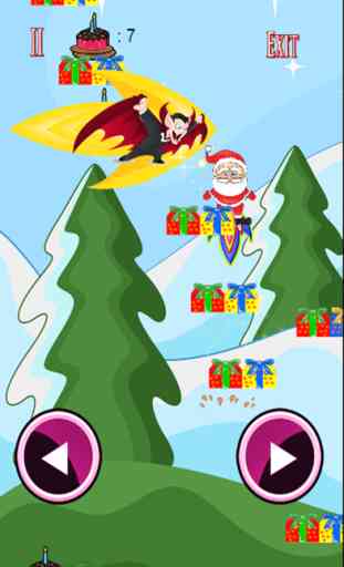 Papá Noel saltando juegos navidad niños 2