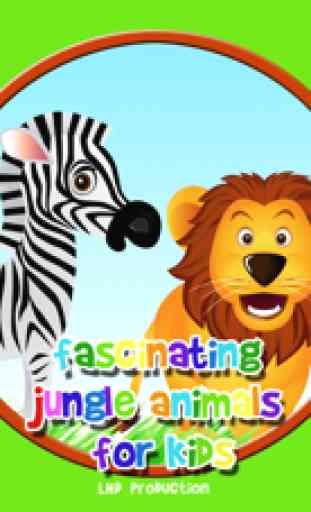 animales de la selva fascinante para niños - juego libre 1