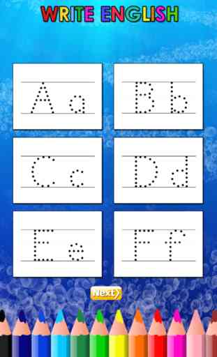 El HD Inglés para niños: aprender a escribir las letras ABC y palabras usadas en inglés 2