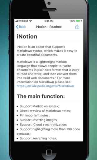 iNotion - Markdown Notebook 1