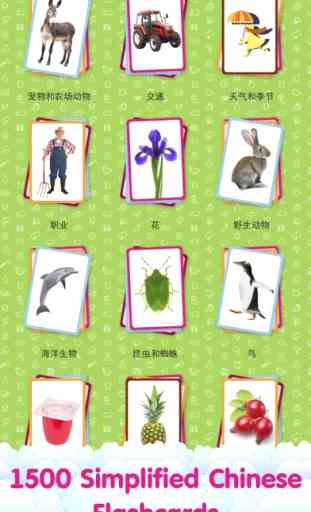 Tarjetas de Vocabulario para Niños en chino simplificado y el juego de aprendizaje y lógica «Encuentra una Imagen» 1