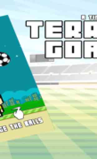 Un portero Tiny Terrible - Píxel Juego de fútbol esquivar las bolas / A Terrible Tiny Goalie - Pixel Soccer Game Dodge The Balls 1
