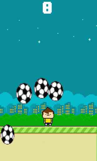 Un portero Tiny Terrible - Píxel Juego de fútbol esquivar las bolas / A Terrible Tiny Goalie - Pixel Soccer Game Dodge The Balls 2