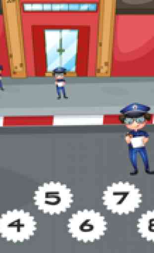123 La Policía Math & Counting Juegos de Aprendizaje Con Los Niños de la Escuela-n 2