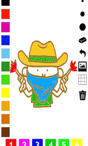 Wild West Coloring Pages for Toddlers: Learn to draw, paint and color 1