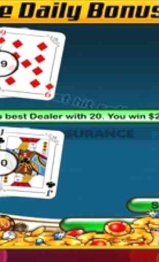 21 Black Jack Las Vegas Casino Poker Free Cards Games 3