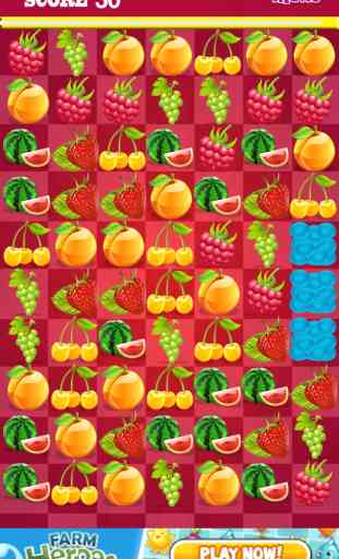 A Intercambio Fruit Farm Partido Tres Blitz Juego Games 2