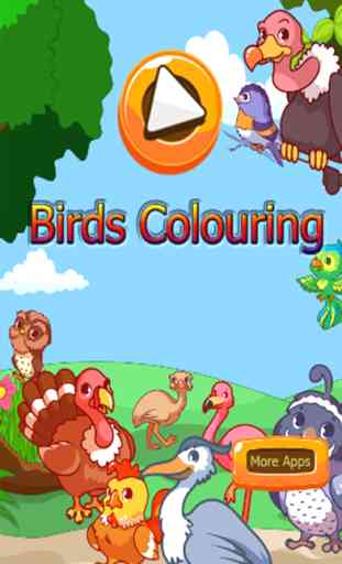 Fantástico Artista: Libro Para Colorear Pájaros 1