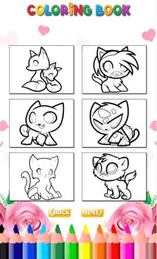 El gatito Coloring Book HD: Aprende a color y dibujar un gatito, juegos gratis para los niños 3