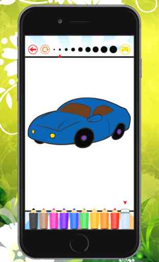 Los coches para colorear libro: Juegos de Aprendizaje Educativo Para Niños y Adolescentes 4