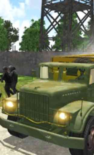 4x4 jeep militar simulador de conducción guerra 4