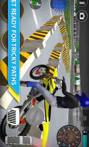 Simulador de motociclista 3D 3