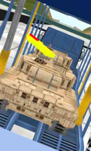 Transporte 3D del tanque del 2