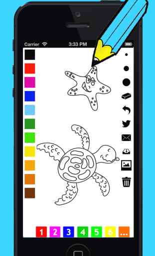 Libro para colorear la vida bajo el agua para niños: aprender a dibujar sirena, pirata, tortugas, peces y más 4