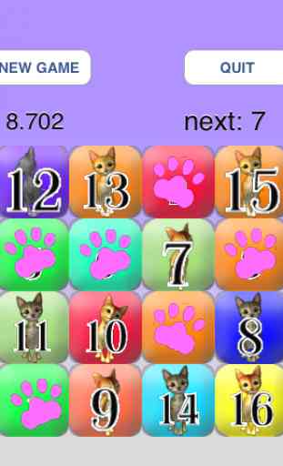 Touch the Cat’s Numbers（Toca los gato números） 3