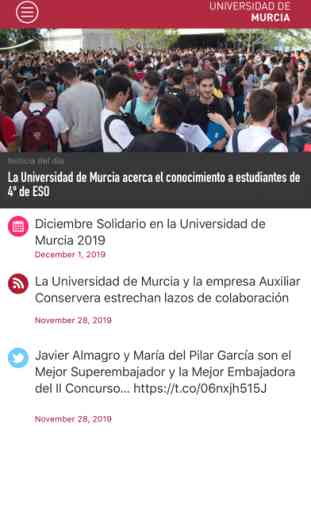 Universidad de Murcia App 1