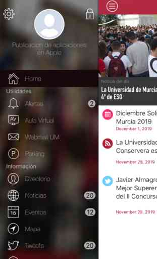 Universidad de Murcia App 2