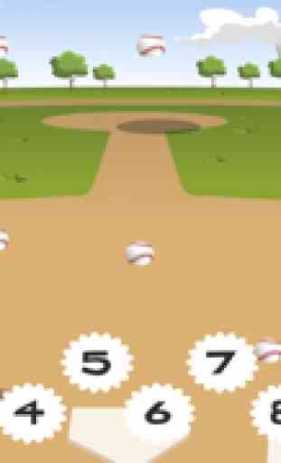 123 Niños que Juegan Con Jugadores de Béisbol: Aprender Conteo 3