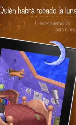 ¿Quién habrá robado la luna? - versión gratuita - e-book interactivo para niños 1