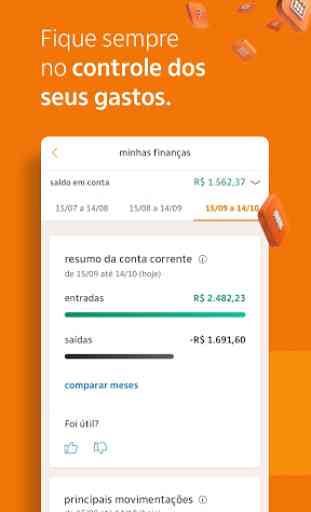 Banco Itaú: sua conta no app 4
