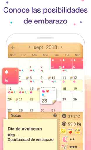 Calendario Menstrual - Fertilidad y Ovulacion 3