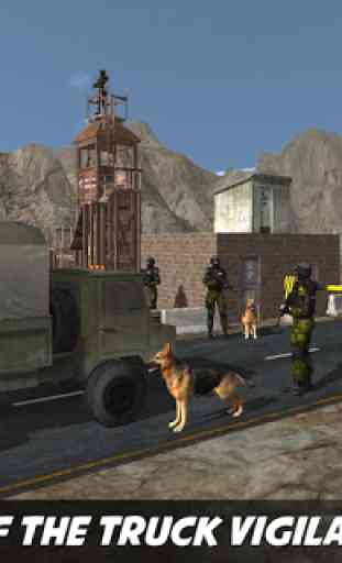 Border Patrol Sniffer Dog: Commando Army Dog Sim 4