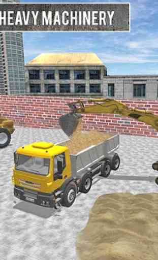 Excavadora arena Sim Truck 3