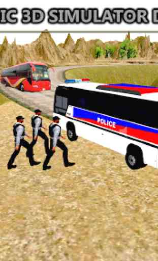 Policía autobús Colina Conduct 1
