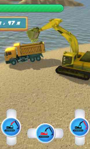 Simulador de excavadora de arenas 3D 1