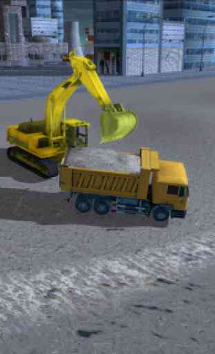 Simulador de excavadora de arenas 3D 3