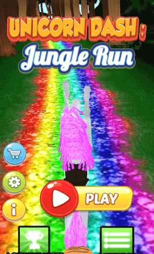 Unicorn Dash Jungle Run 3D 1