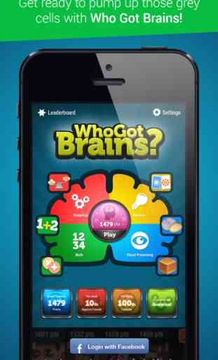 Who Got Brains - juegos de entrenamiento cerebral 1