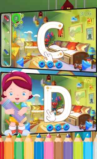 Abc Alfabeto Fonética Libro - Vocabulario En Inglés Para Niños Preescolar Juegos Para Colorear 2