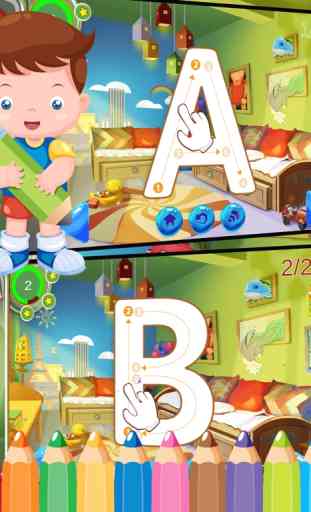 Abc Alfabeto Fonética Libro - Vocabulario En Inglés Para Niños Preescolar Juegos Para Colorear 4