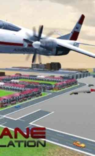 Avión Piloto de coches Transportador 3D - Aeronaves Flying Juego de simulación 3