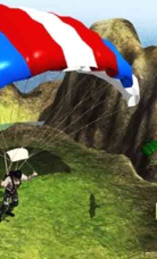 Dobles Aire Simulador 3D - un juego de simulación de vuelo de paracaidismo 1