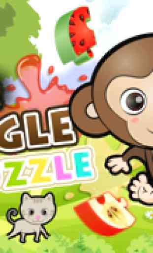 ABC Jungle Puzzle Juego 1