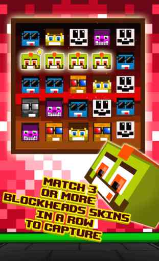 Action Craft Blockheads Match 3 Skins Pocket Games Edition 2