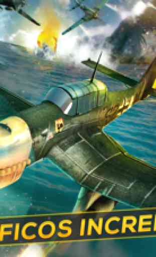 Allies Sky Raiders Gratis - Juego de Aviones de la Armada Guerra Mundial 3