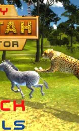 Angry Cheetah Survival - Un depredador salvaje en juego de simulación desierto 3D 4