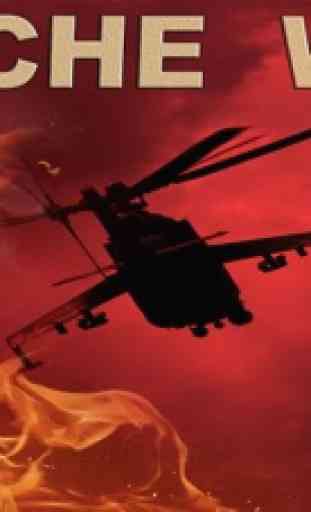 Apache War 3D- na guerra de acción de helicópteros artillados contra infinitas cielo cazadores y aviones de combate (versión arcade) 1