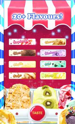 Helado! 2- Juegos gratis- Haga sus propios dulces conos de helado con sabores 1