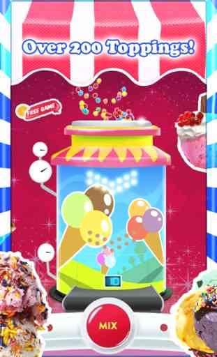 Helado! 2- Juegos gratis- Haga sus propios dulces conos de helado con sabores 4