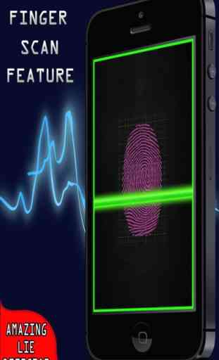 Increíble Lie Detector gratis - 3en1 Cámara de huellas dactilares y escáner de voz 3